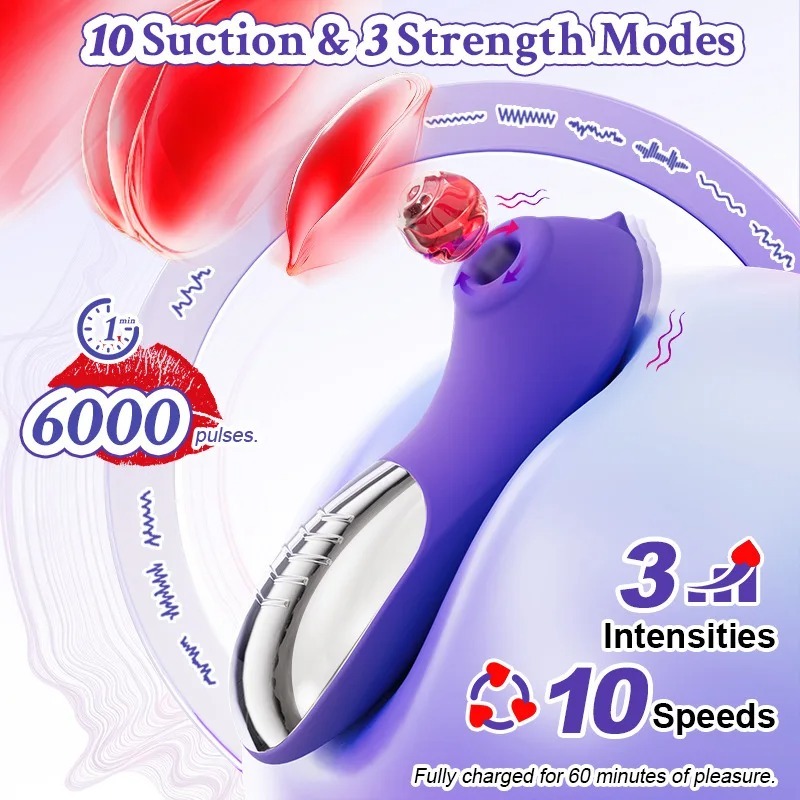 Powerful Sucking Vibrator Clit Nipple Oral Vacuum Clitoris Blowjob Stimulator Massager Sex Toys Adults Goods for Women_img_8