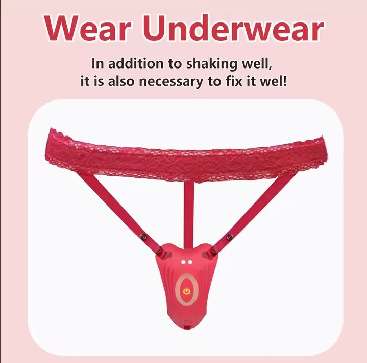 Wearable Rose Panties Vibrator Remote Control Clitoral Massager Thong Sex Toys for Women Adult Products Panty Egg Stimulator_img_5