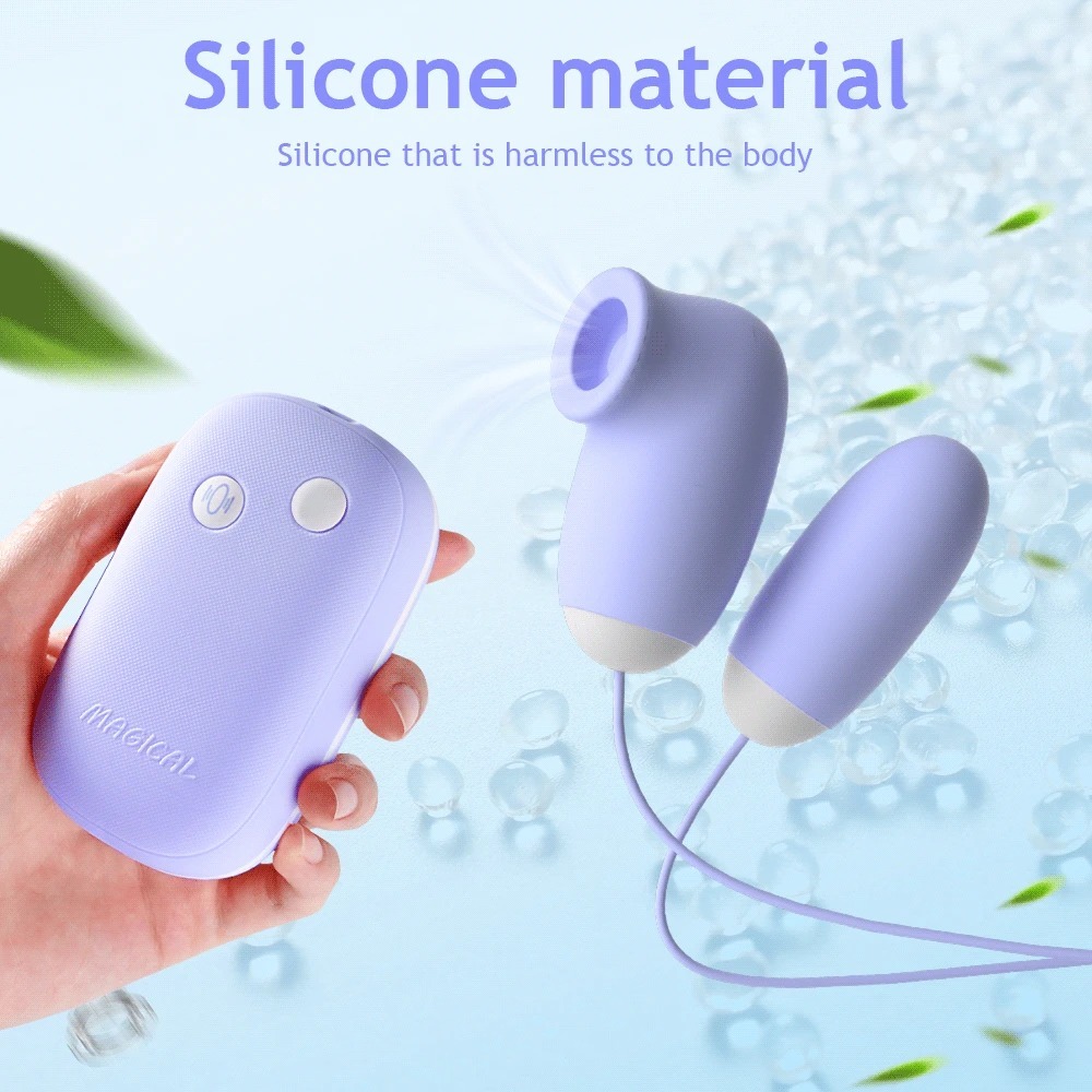 Magical Sucking Vibrating Egg Massager 24 Mode Clitoral Nipple Sucker Stimulator Clit G Spot Private Vibrator Sex Toys for Women_img_3