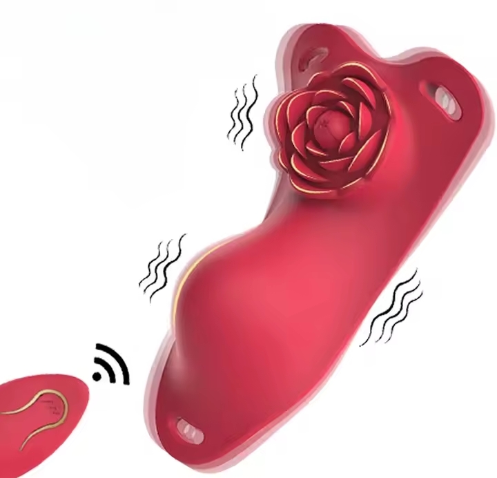Wearable Rose Panties Vibrator Remote Control Clitoral Massager Thong Sex Toys for Women Adult Products Panty Egg Stimulator