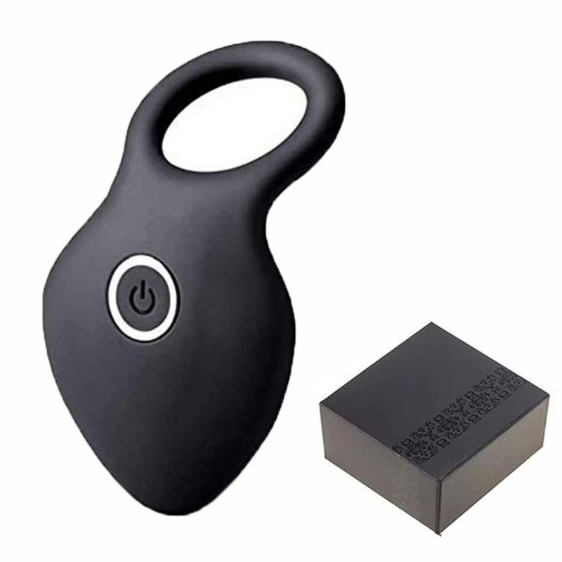 Vibrating Clitoris Stimulator Penis Ring G-Spot Delay Orgasm Lock Fine Vibration Cock Ring for Couples Sex Toys_img_0