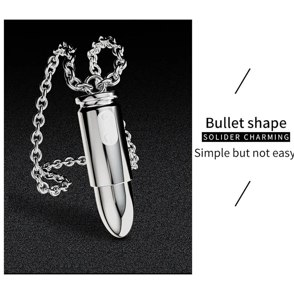 Mini Necklace Bullet G Spot Vibration Clit Stimulation Vibrating Jump Love Egg Vagina Female Masturbator Adult Sex Toy for Women_img_5