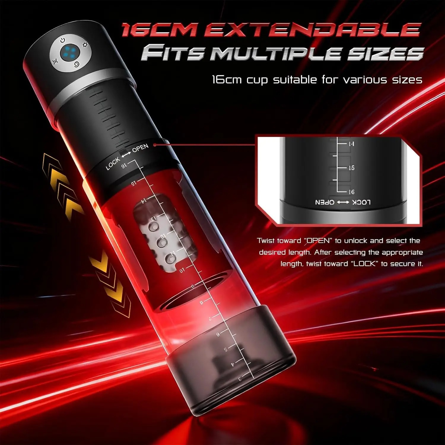 Male Masturbator Automatic Men Sucking Thrusting Machine Devices Pocket Puzzy Realistic Hands Free Male Adult Toys_img_4