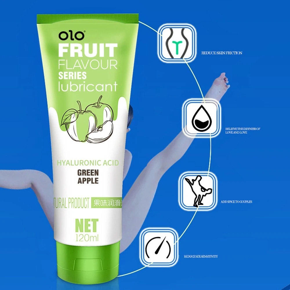 Lickable Fruity Flavor Lubricant Oral Sex Hyaluronic Acid Lubricant Sex Lube Water Based Anal Sex for Adults Sexes Accessoires_img_9