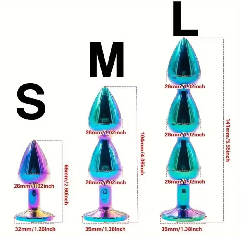 Metal Anal Beads Balls Butt Plug Sex Toy for Women Buttplug Dildo Sextoy Fun Toys Sext Analplug Sexy Adult Man_img_2
