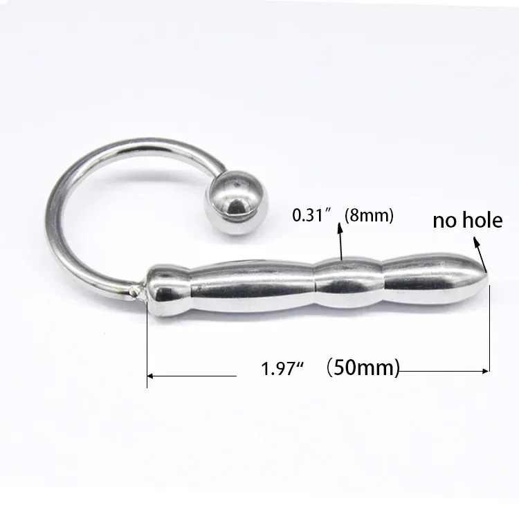 Dick Horse Eye Stick Men Metal Penis Plug Urethral Adult Sex Toy For Men Urethra Dilator Massage Prostate Masturbation_img_3