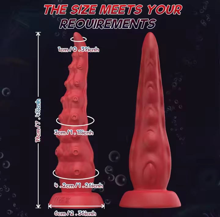 Octopus Tentacle Vibrator Strong Suction Cup Dildo G-Spot Anal Masturbator Adult Sex Toys for Women Femal Massage Skin Texture_img_3