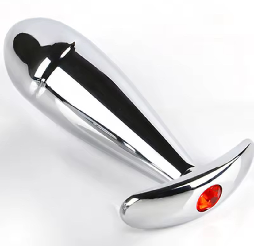 Aircraft Head Peach Heart Metal Anal Plug Anal Dilation Anal Plug Sex Adult Products_img_2