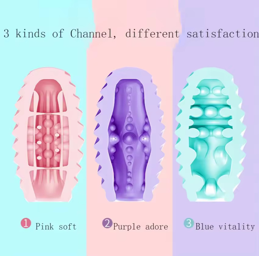 Male Masturbator Egg Erotic Toy for Adultl Silicone Penis Exercise Masturbation Cup Sex Toys for Men Protable Blowjob Sex Shop_img_1