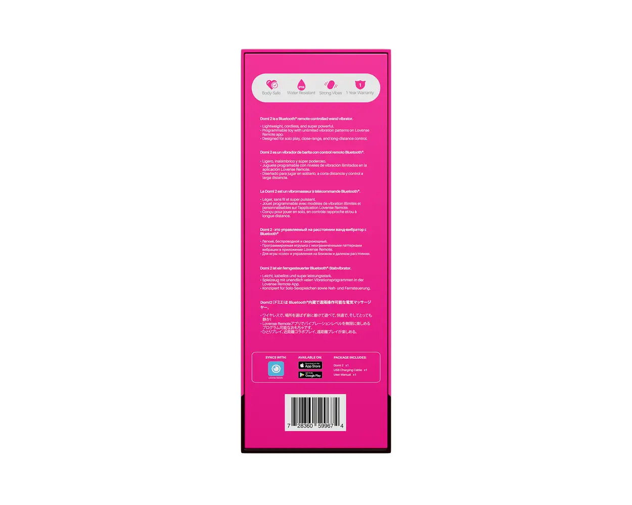 LOVENSE - DOMI WAND 2 APP-CONTROLLED SUPER POWERFUL VIBRATOR_img_4