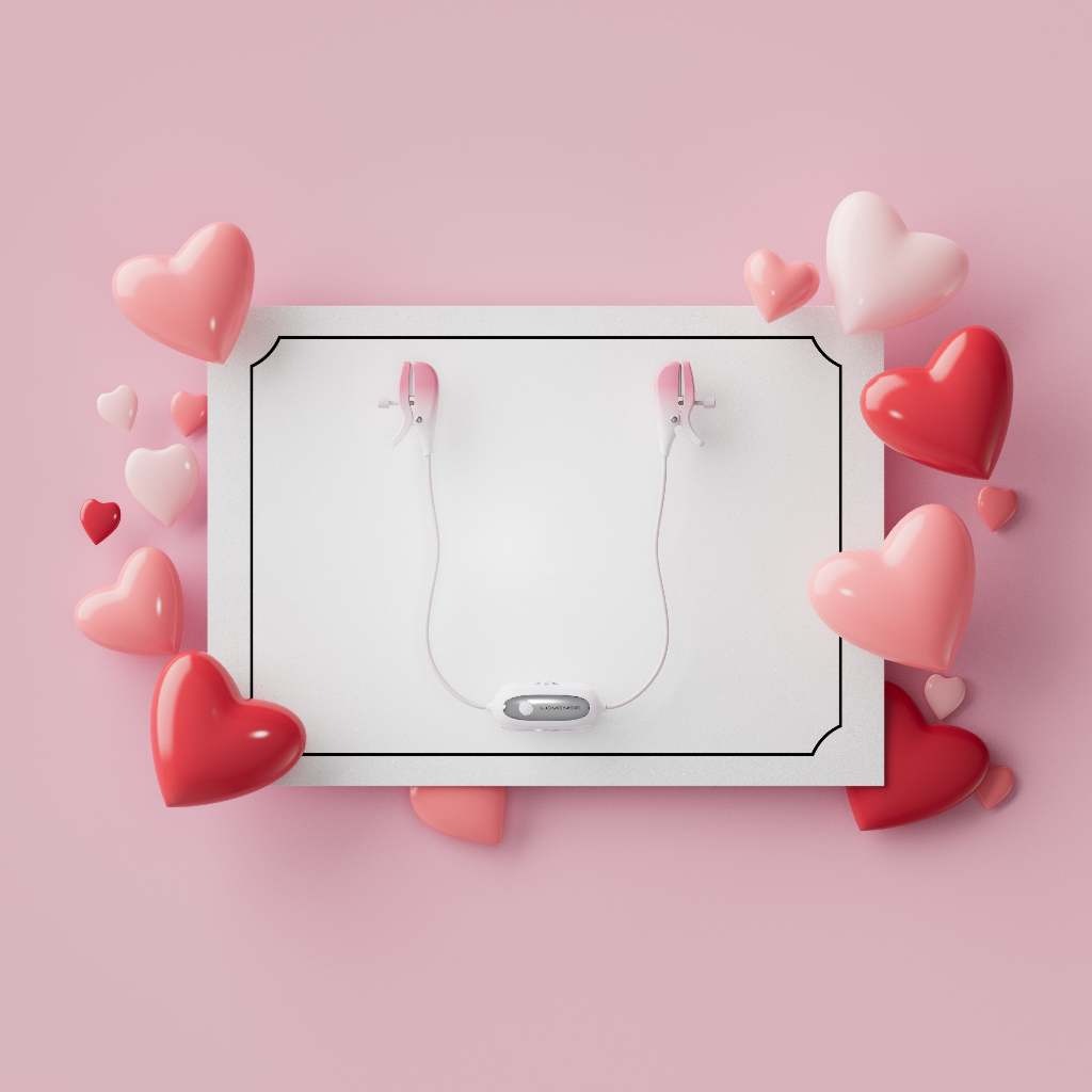 Lovense - Gemini Nipple Vibrator, Adult Female Rechargeable Sex Toys, Adult Interactive Sex Toys - Closing the Distance_img_6