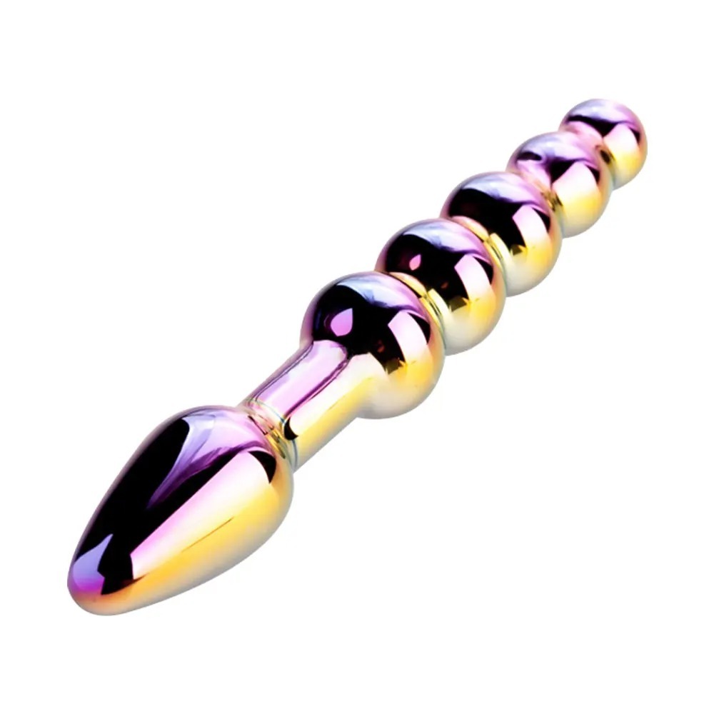 Glass Material Anal Beads Butt plug Anal Plug Female Masturbation Tool Vaginal Massager Prostate Stimulator Sex Toys for Couple_img_2