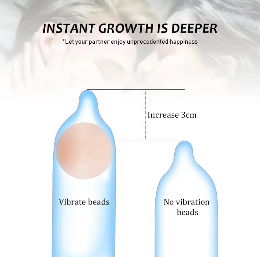 Reusable Intimate Goods Vibrator Penis Extender Beads Penis Sleeve Extender Enlargement Soft Head Condom Attachment Ball_img_5