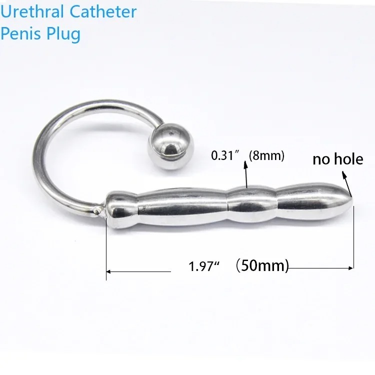 Dick Horse Eye Stick Men Metal Penis Plug Urethral Adult Sex Toy For Men Urethra Dilator Massage Prostate Masturbation_img_46