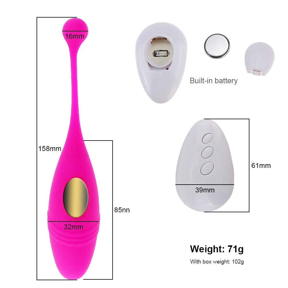 Panties Wireless Remote Vibrator Vagina Vibrating Egg Wearable Balls Vibrators G Spot Clitoris Massager Adult Sex Toys for Women_img_2