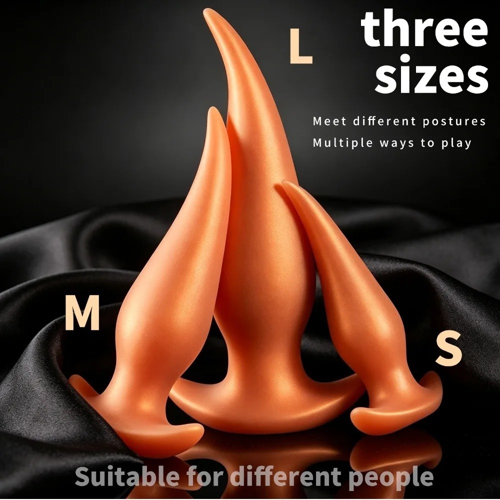 Wearable Soft Anal Plugs Liquid Silicone Huge Butt Plug Prostate Massage Anal Training Comfortable To Wear Butt Plug Sextoys_img_2