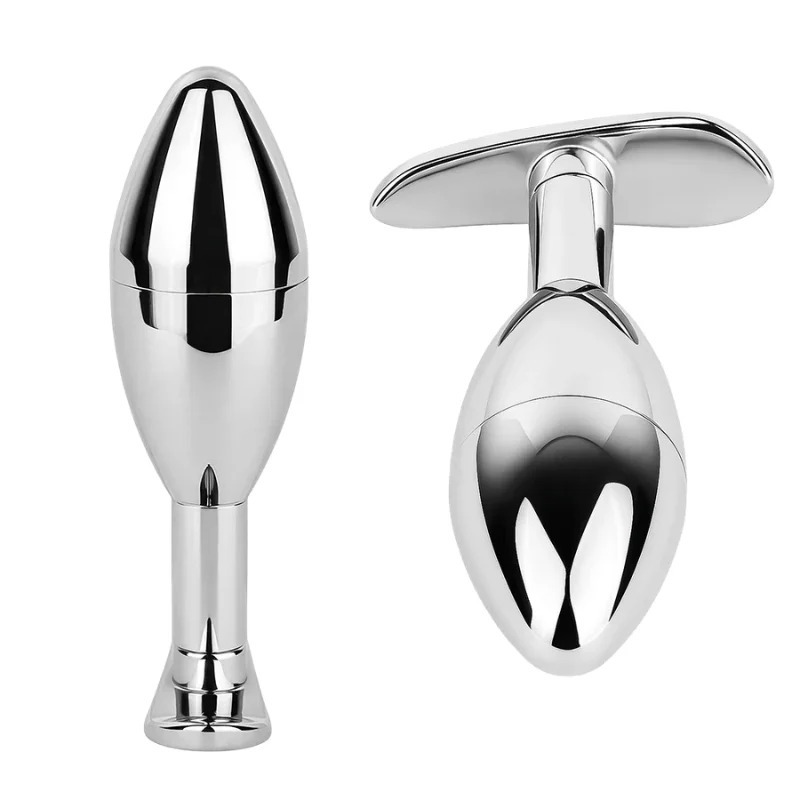 Fantasy Hidden Compartment Anal Plug Crystal Butt Plug for Women Stainless Steel Anal Anus Masturbation Adult Sex Toys Men_img_0