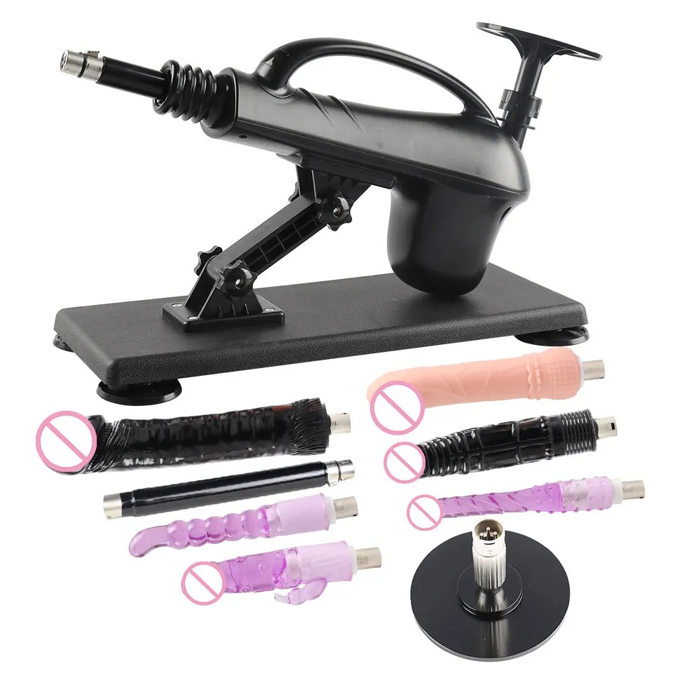 Sex Machine for Woman Adjustable Masturbating Pumping SexTooys for Men Adult Toys Upgrade Vibrator Dildo_img_4