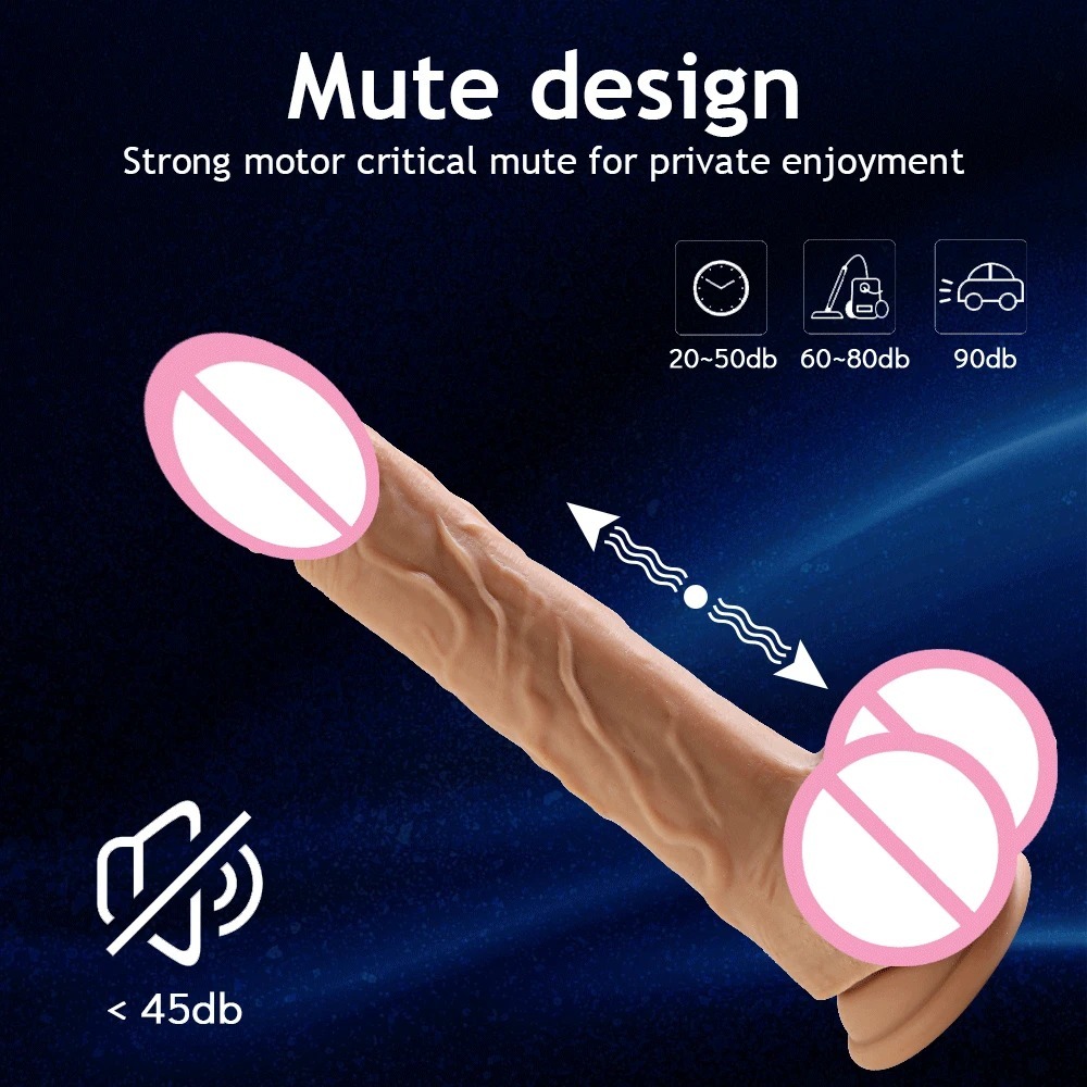 Remote Control Thrusting Realistic Dildo Vibrator G Spot Telescopic Or Swing Big Penis Stimulator Suction Cup Sex Toys for Women_img_3