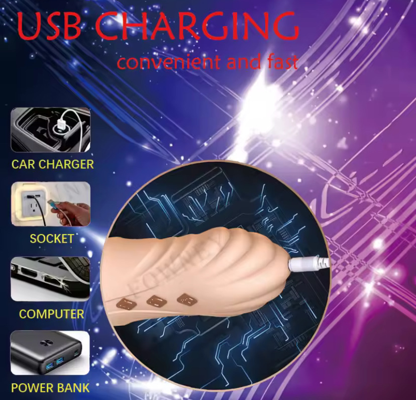 Realistic Finger Vibrator for Women G Spot Stimulate Clitoral Vagina Massager Heating hand Dildo Masturbator Anal Adult Sex Toys_img_1
