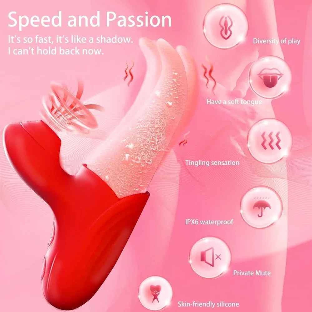 Swing Licking Tongue Vibrator for Women Nipple Clit Sucking Stimulator Orgasm Pussy Blowjob Female Masturbation Adults Sex Toys_img_1