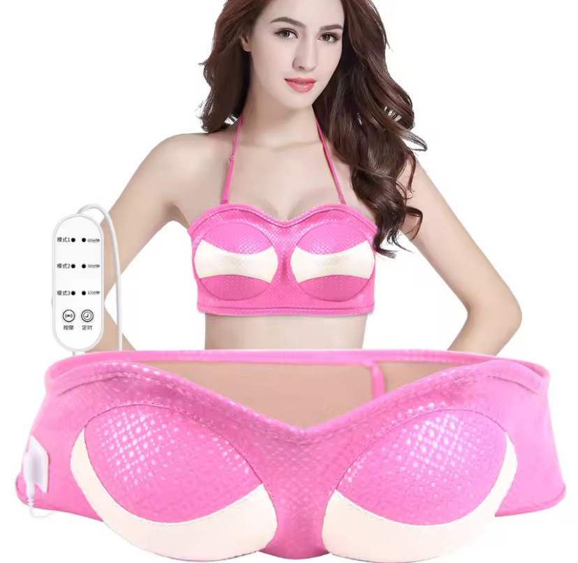Electric Breast Massager Enhancer Chest Frequency Vibration Massager Bra Booster Growth Stimulator Breast Enlargement Machine