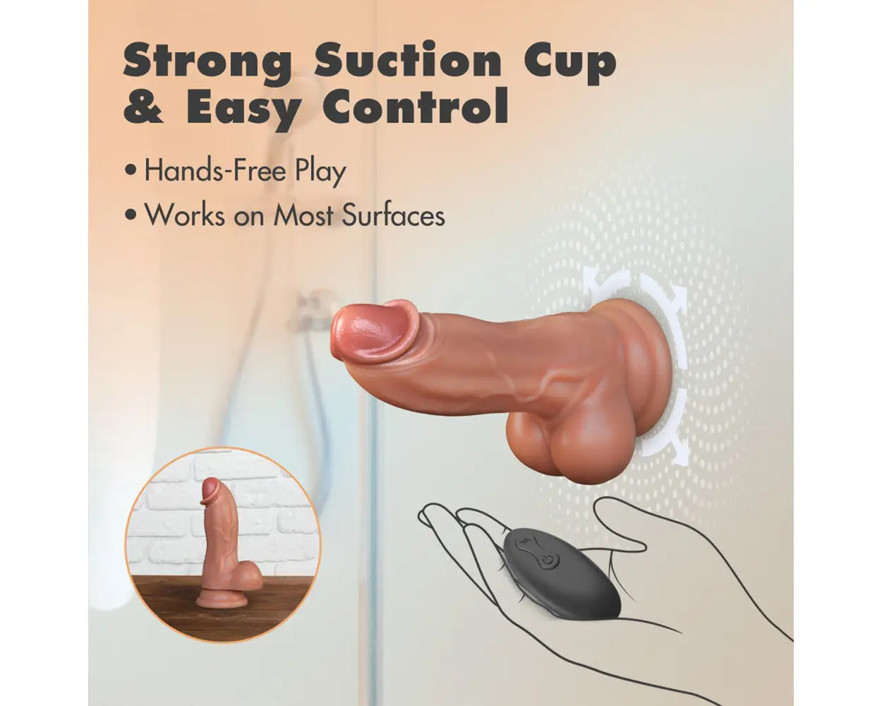 DR. SKIN - DR. BRODY 8.75-INCH THRUSTING SILICONE DILDO WITH REMOT_img_4
