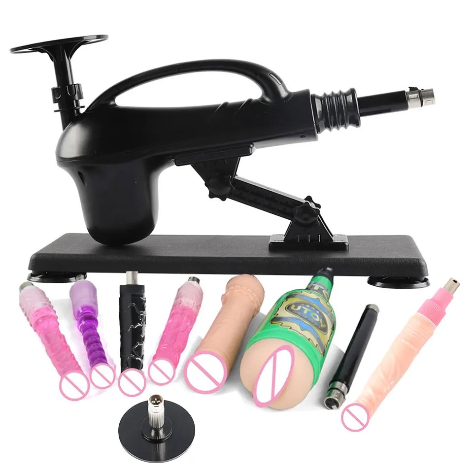 Sex Machine for Woman Adjustable Masturbating Pumping SexTooys for Men Adult Toys Upgrade Vibrator Dildo_img_5