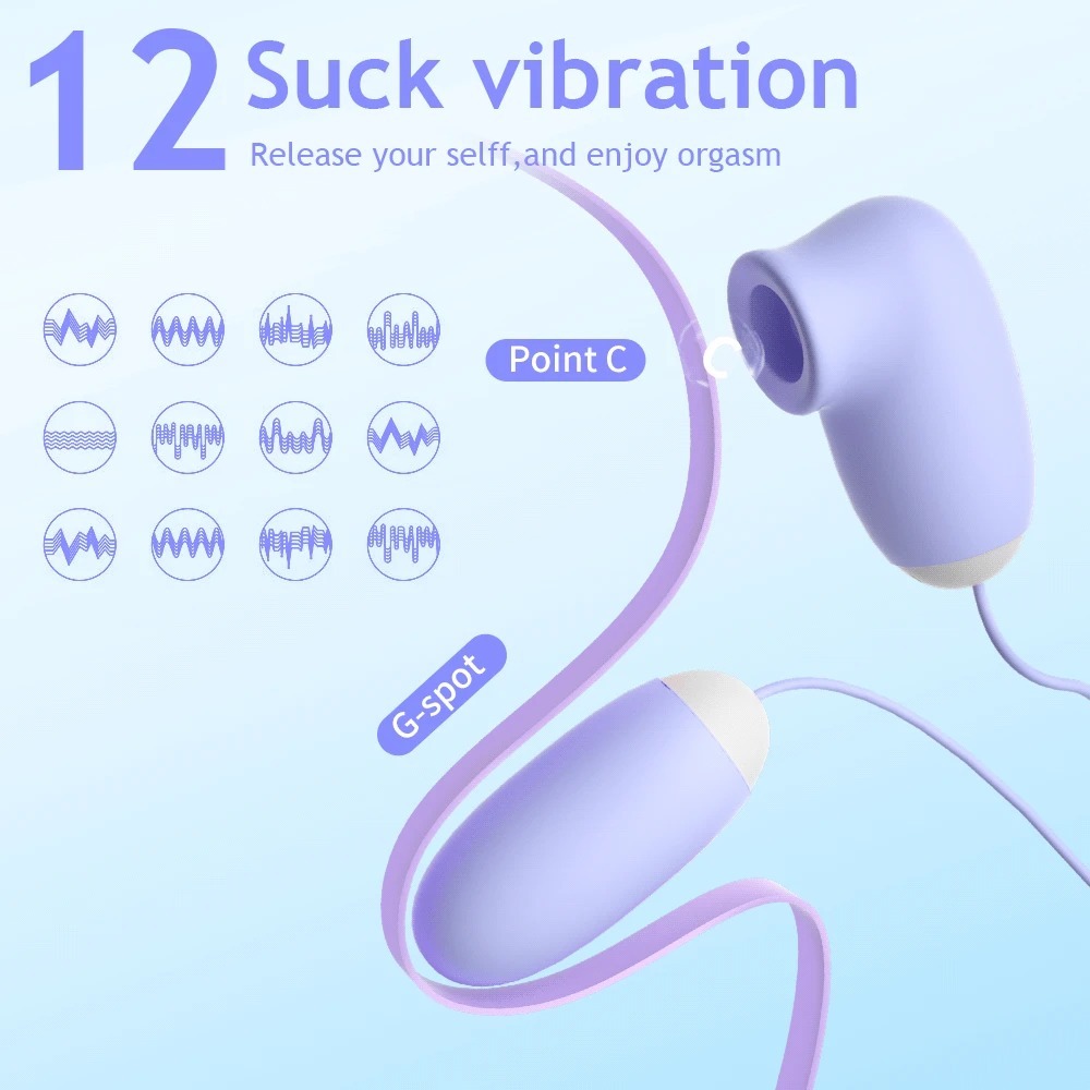 Magical Sucking Vibrating Egg Massager 24 Mode Clitoral Nipple Sucker Stimulator Clit G Spot Private Vibrator Sex Toys for Women_img_5