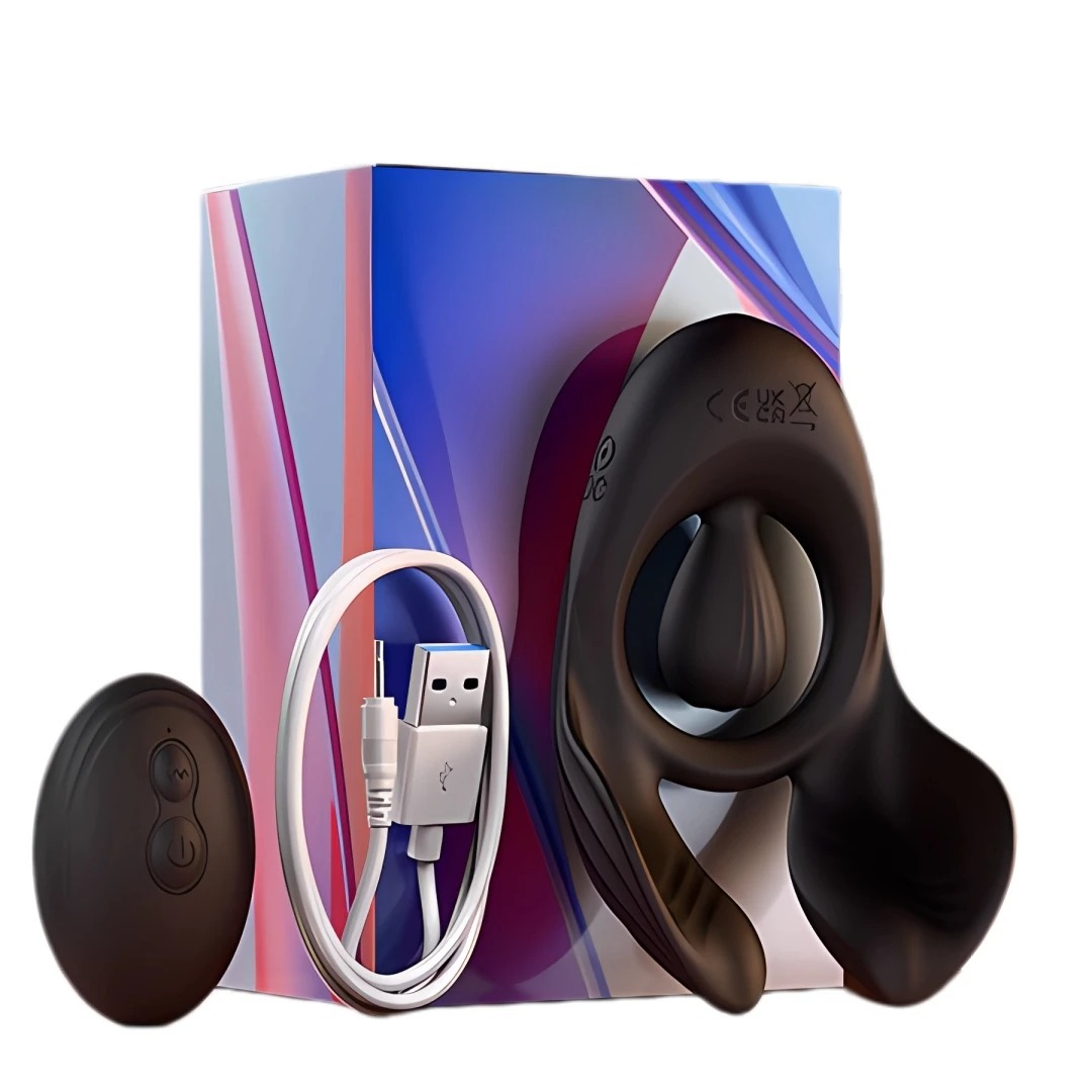 Vibrating Cock Ring for Men Delay Ejaculation Testicle Vibrator Remote Control Penis Ring Clit Stimulator Sex Toy for Men