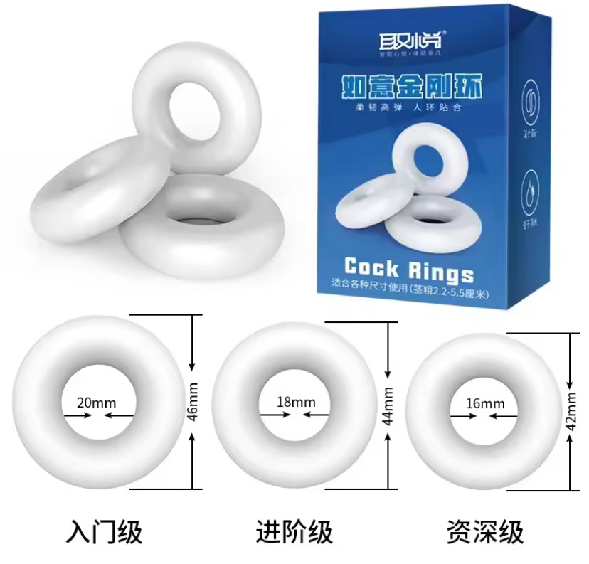 3pcs Penis Cock Rings Adult Goods For Men 18+ Delay Ejaculation Adult Sex Toys Multifunction For Beginners Long Lasting Cockring_img_1