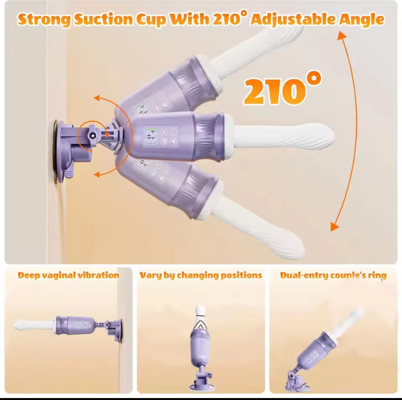 APP Control Sex Machine Thrusting Dildo Vibrator with Heating Function for Men 10 Vibrating and Thrusting Modes Adult Sex Toys_img_3
