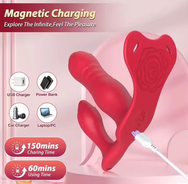 Wearable Remote Control Vibrator G Spot Clitoral Massager Panties Strap Adult Sex Toys for Women Couples Outdoor Play_img_4