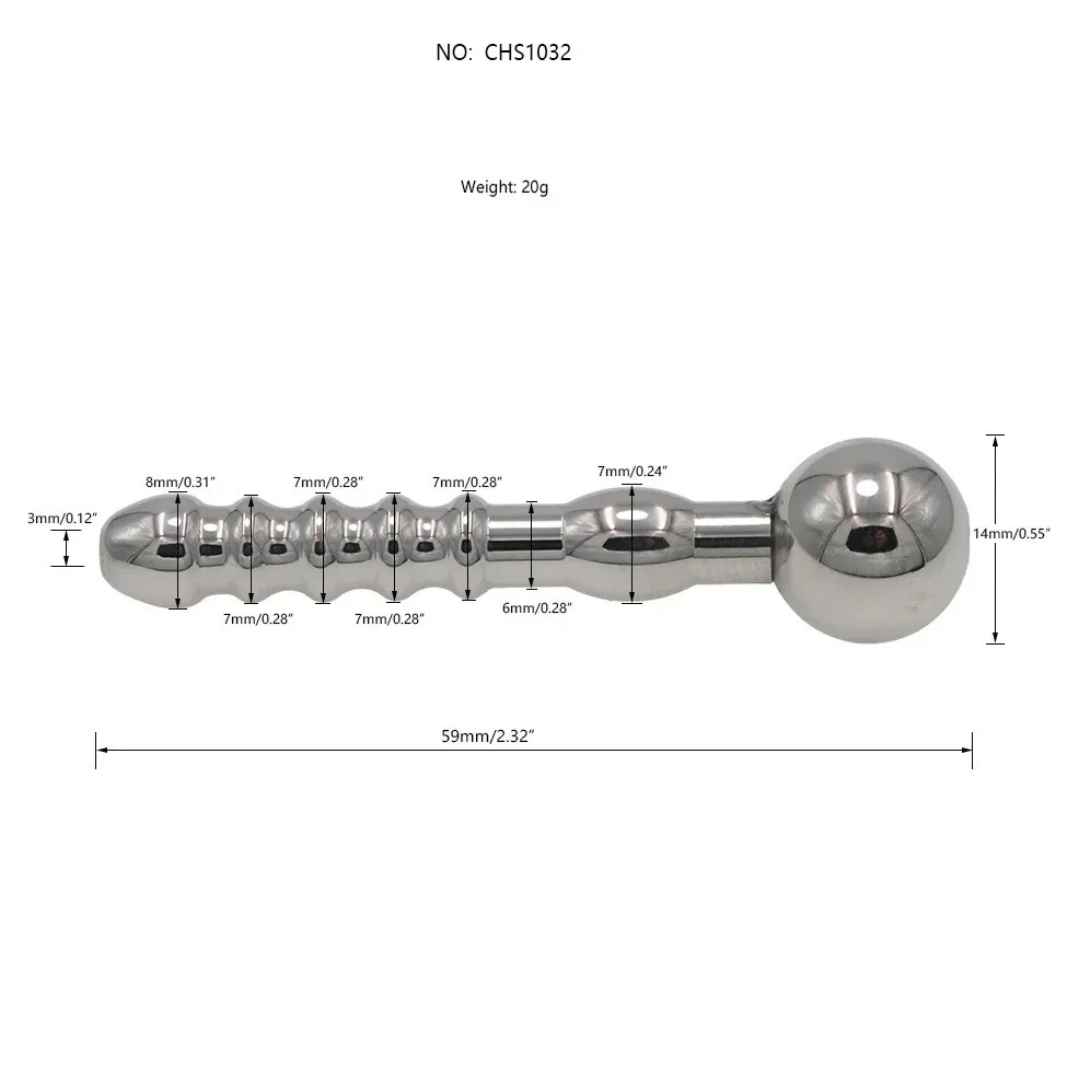 Dick Horse Eye Stick Men Metal Penis Plug Urethral Adult Sex Toy For Men Urethra Dilator Massage Prostate Masturbation_img_9