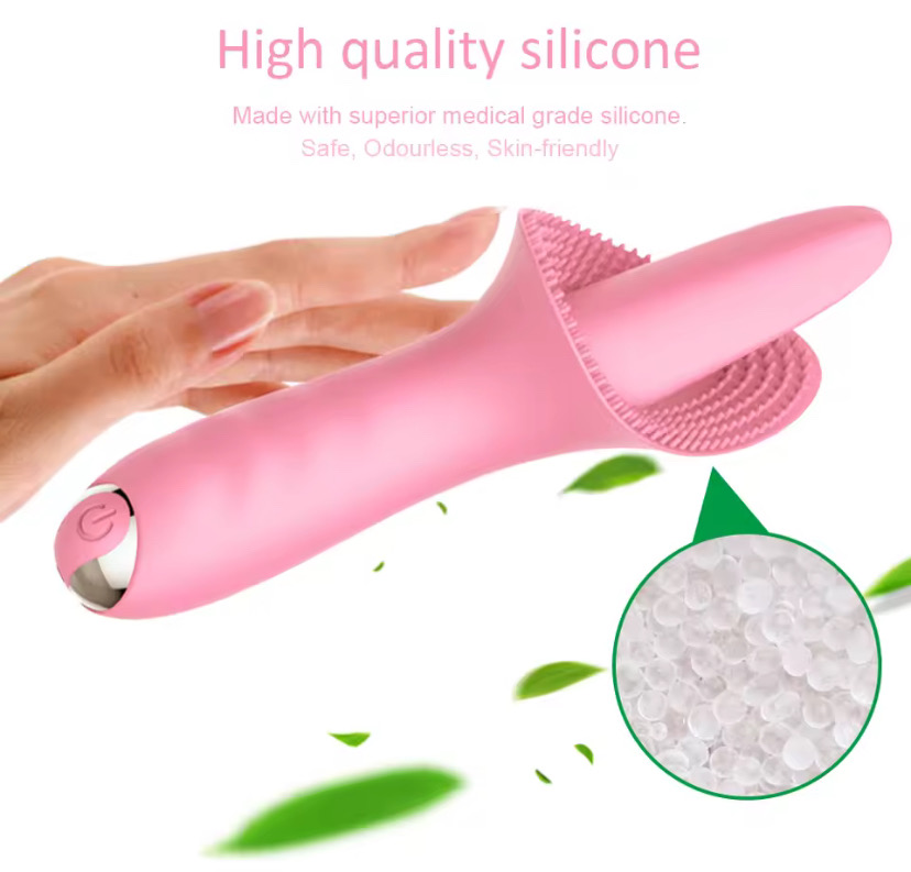 G Spot Clitoral Vibrator Tongue Licking Clit Tickler Adult Sex Toy for Women 10 Modes Vibrating Orgasm Vaginal sex toys massager_img_1