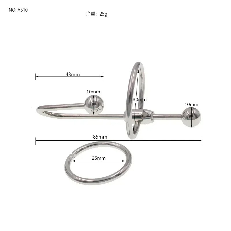 Dick Horse Eye Stick Men Metal Penis Plug Urethral Adult Sex Toy For Men Urethra Dilator Massage Prostate Masturbation_img_31