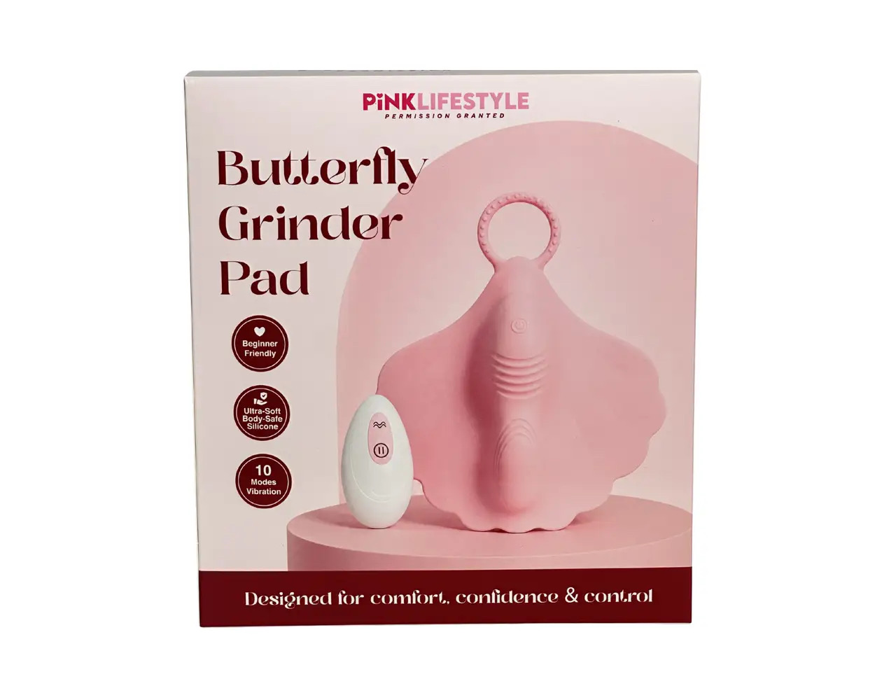 PINK LIFESTYLE - BUTTERFLY GRINDER PAD VIBRATING SYBIAN_img_4