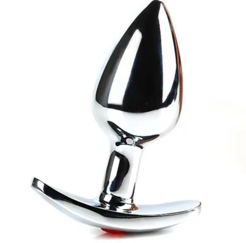 Aircraft Head Peach Heart Metal Anal Plug Anal Dilation Anal Plug Sex Adult Products