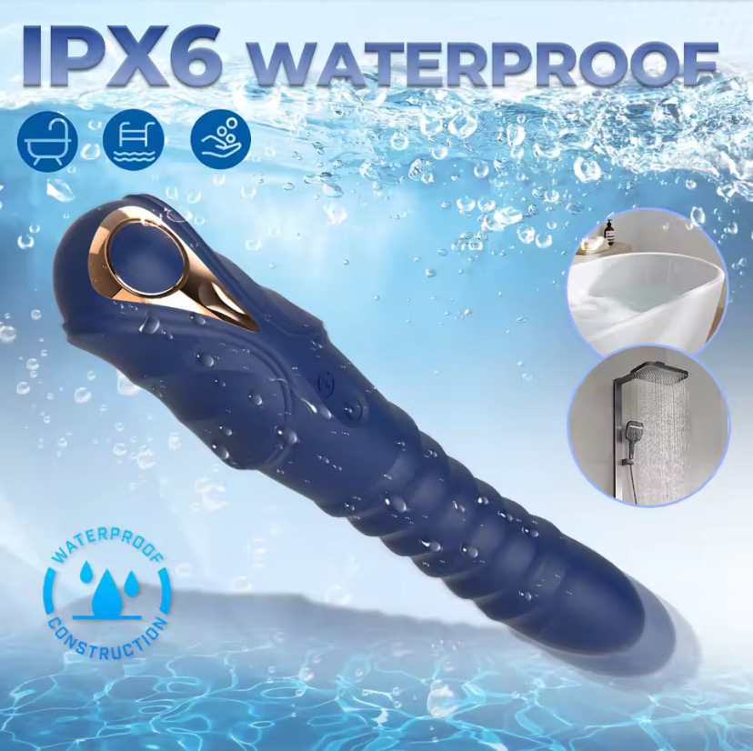Thrusting Vibrator Dildo for Women 10 Vibration Modes 3 Thrusting Modes IPX6 Waterproof USB Rechargeable adult sex toys G-Spot_img_3