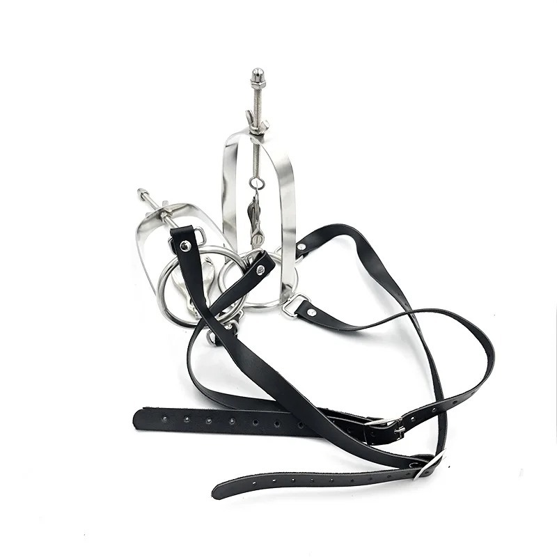 Bondage Props Vest Butterfly Stainless Steel Nipple Clips BDSM Couple Sex_img_5