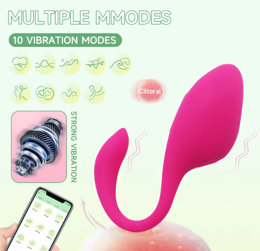 Wireless Remote Control Vibrating Egg Massager for Women Clitoral Vagina Dildo Vibrator Long Distance Bluetooth Wearable Sex Toy_img_1