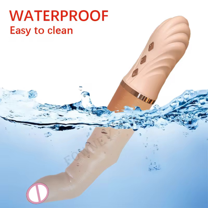 Realistic Finger Vibrator for Women G Spot Stimulate Clitoral Vagina Massager Heating hand Dildo Masturbator Anal Adult Sex Toys_img_3