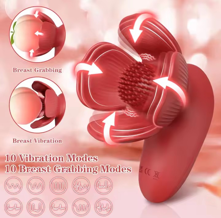 Butterfly Shape Nipple Vibrator Clitoris Stimulator Breast Massager Vibrador adult sex toys For Women Sensual Device_img_1