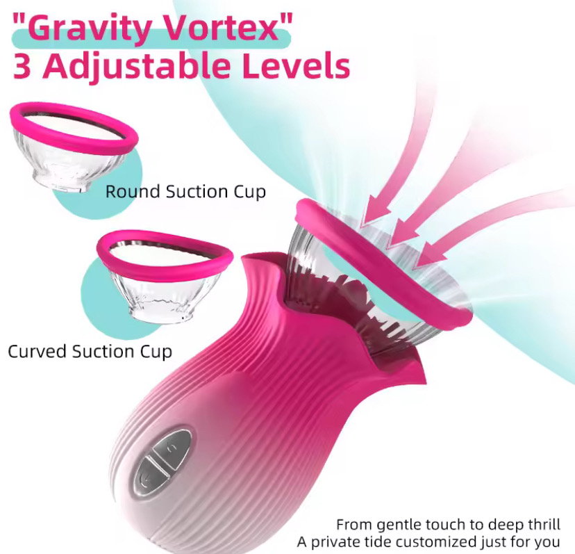 Sucking Tongue Licking Vibrator APP Control Sucker Cup Vacuum Vaginal Clitoris Stimulator Nipple Massager Sex Toys for Women_img_2