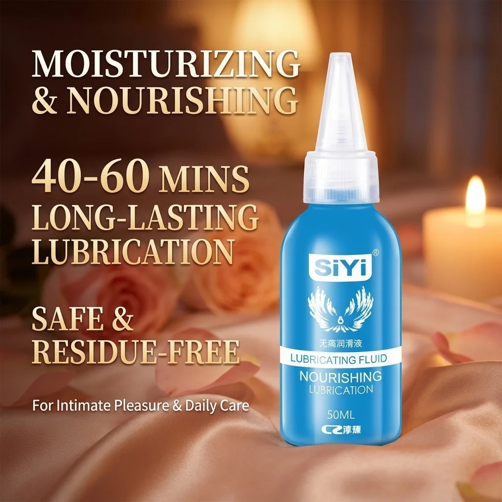 Silk Anal Analgesic Sex Lubricant Water Based Lube Pain Relief Anal Sex Oil Vaginal Exciter Gel for Gay Women Men Adult Products_img_1