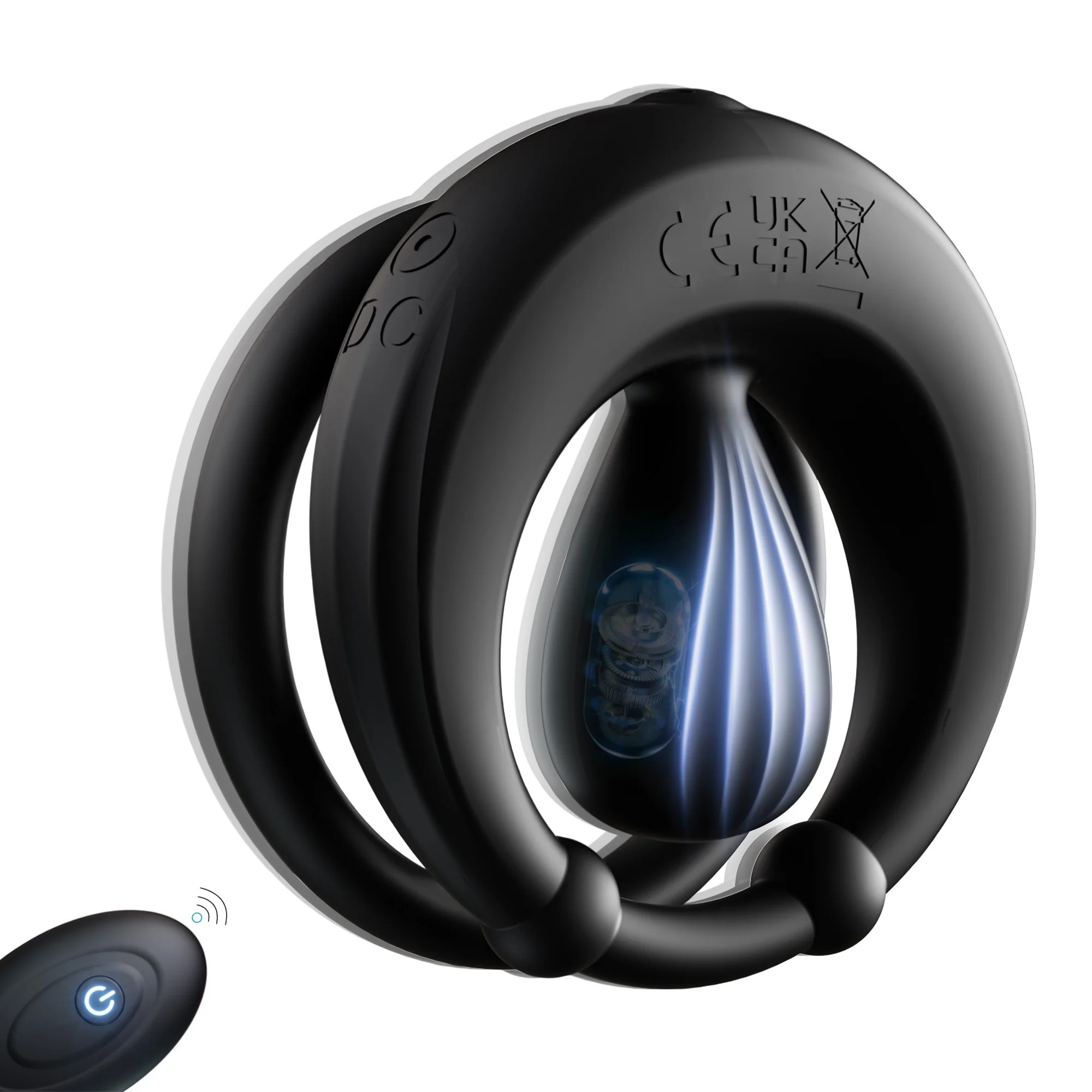 Vibrating Cock Ring Penis Ring Vibrator Clitoris Stimulation Delay Ejaculation Cockring Remote Control Sex Toys for Man
