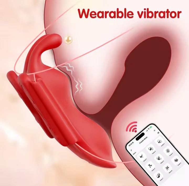 Magnetic Vibrator for Women Clitoris Stimulator Vibration Female Sex Toys for Couples Tape Wearable Panty Sexy Adult Female 18_img_2