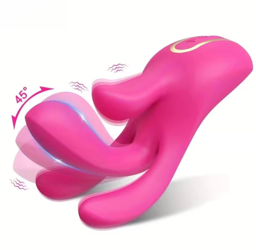 Wiggle Finger Vibrator G-Spot Vagina Vibrator Clitoris Stimulator 3 in 1 Female Masturbation Adult Goods Sex Toy for Women