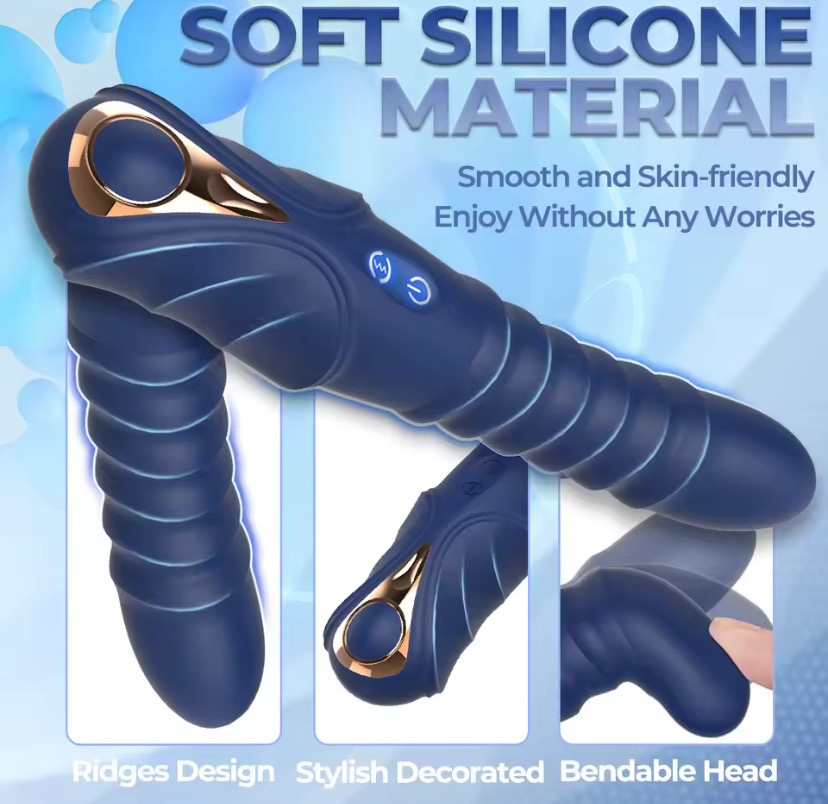 Thrusting Vibrator Dildo for Women 10 Vibration Modes 3 Thrusting Modes IPX6 Waterproof USB Rechargeable adult sex toys G-Spot_img_2