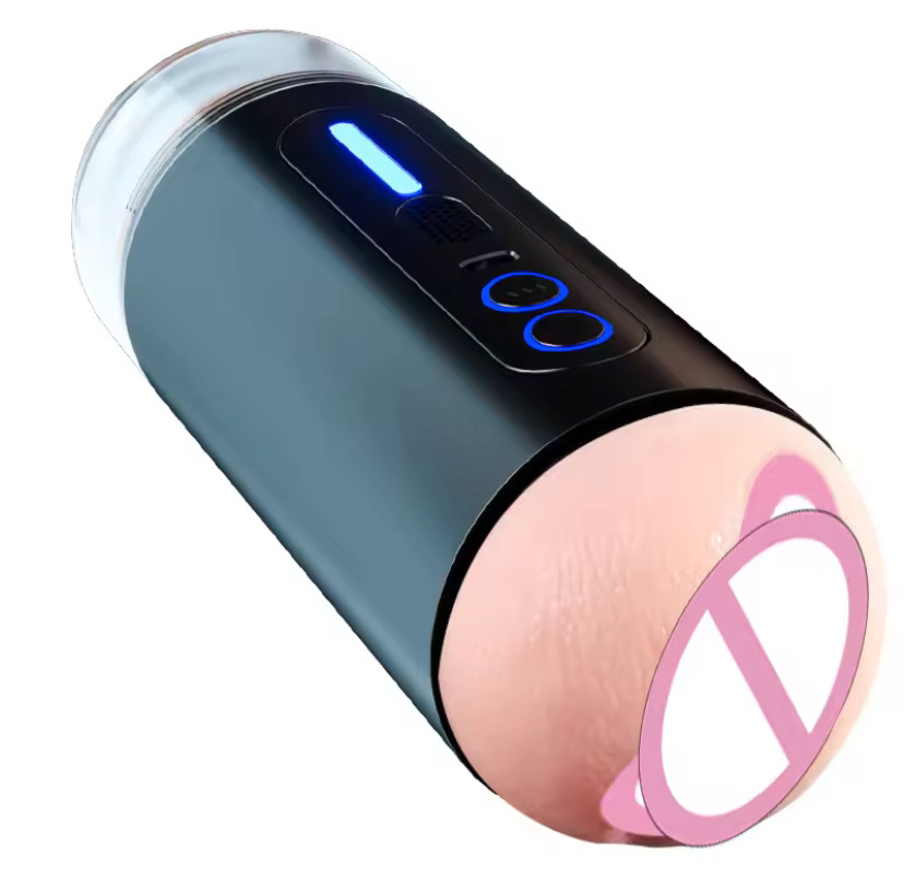 Automatic Male Sucking Masturbator Realistic Vagina Oral Mouth Vibrating Adult Sex Toys Machine for 18 Men Pocket Pussy Vagina